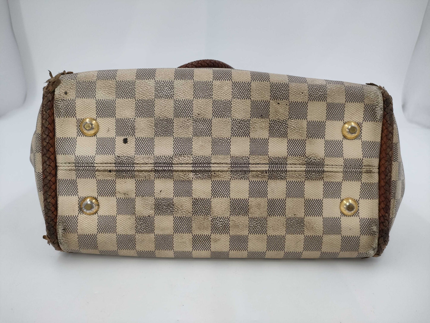 LOUIS VUITTON Damier Azur Propriano Tote Bag N44027/TJ3107