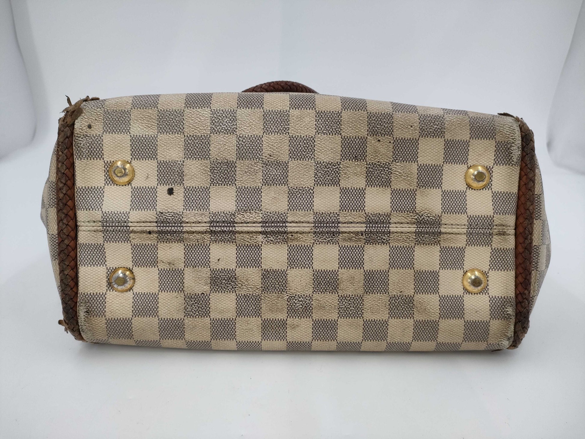 LOUIS VUITTON Damier Azur Propriano Tote Bag N44027/TJ3107