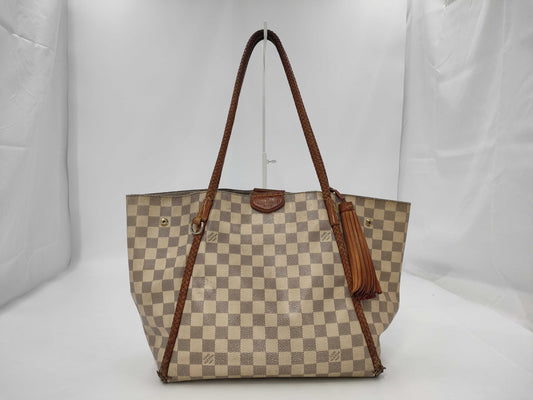 LOUIS VUITTON Damier Azur Propriano Tote Bag N44027/TJ3107