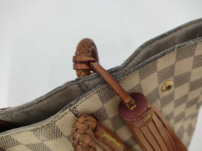 LOUIS VUITTON Damier Azur Propriano Tote Bag N44027/TJ3107