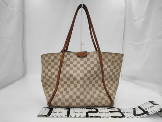 LOUIS VUITTON Damier Azur Propriano Tote Bag N44027/TJ3107