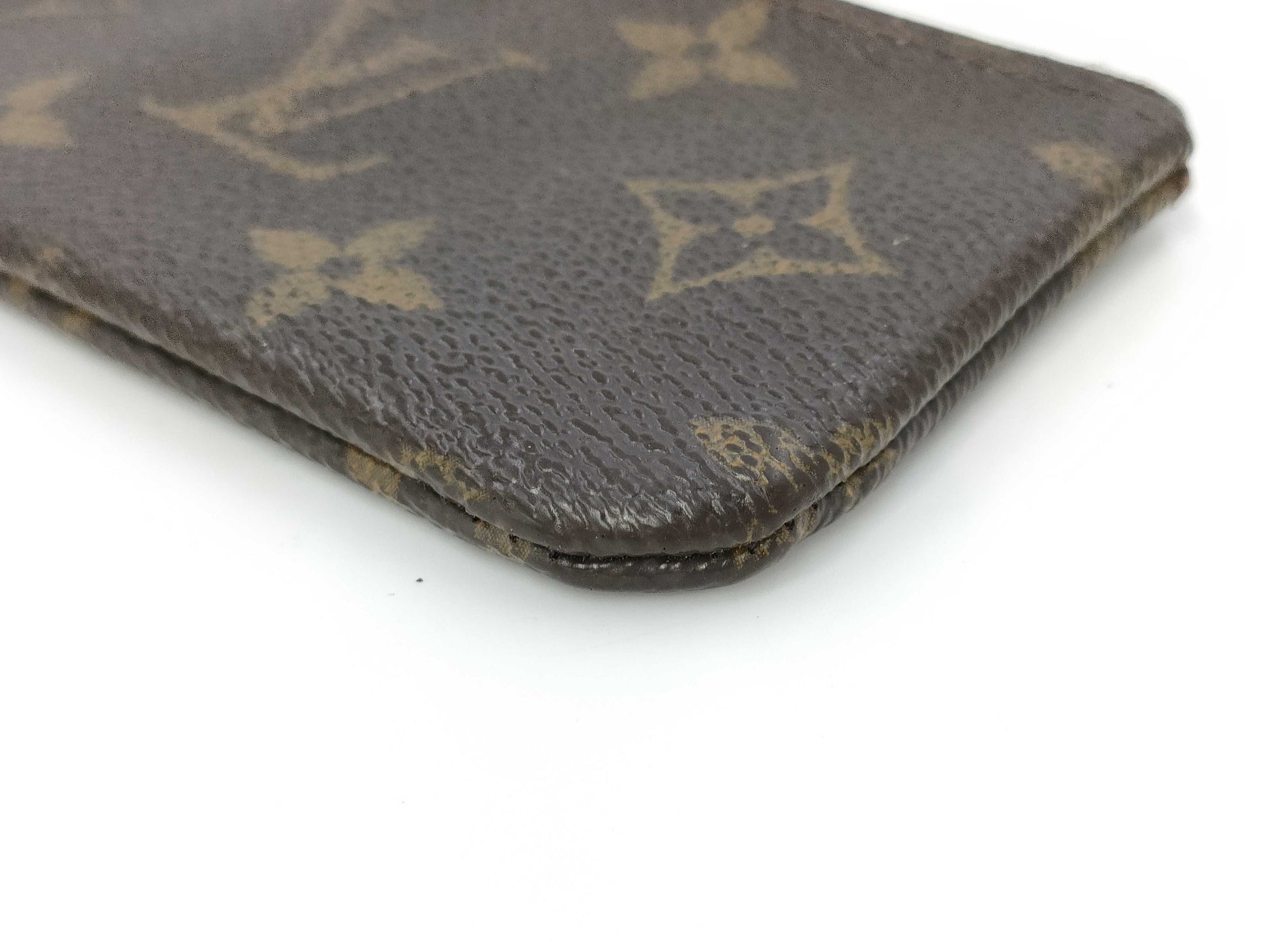 LOUIS VUITTON Monogram Pochette Cle M62650/CA0060 Coin Case