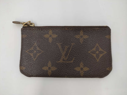 LOUIS VUITTON Monogram Pochette Cle M62650/CA0060 Coin Case