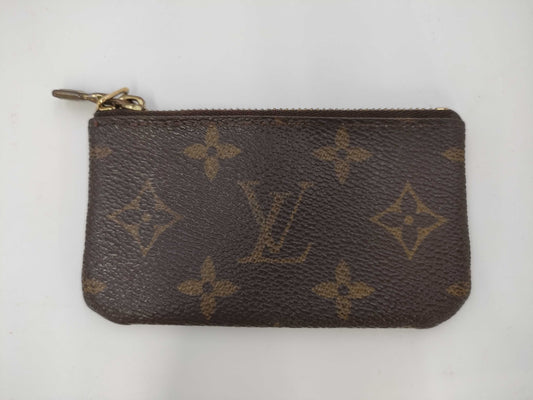 LOUIS VUITTON Monogram Pochette Cle M62650/CA0060 Coin Case