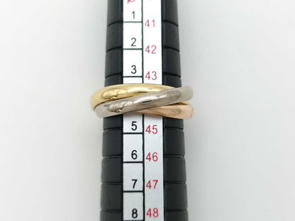 Cartier Trinity #44 AU750 5.3g Ring 