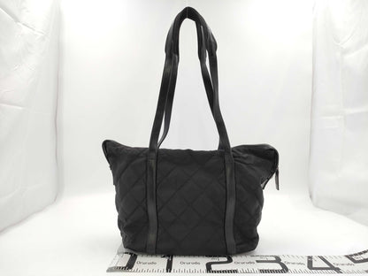 PRADA Quilted Taste Nylon Black Tote Bag