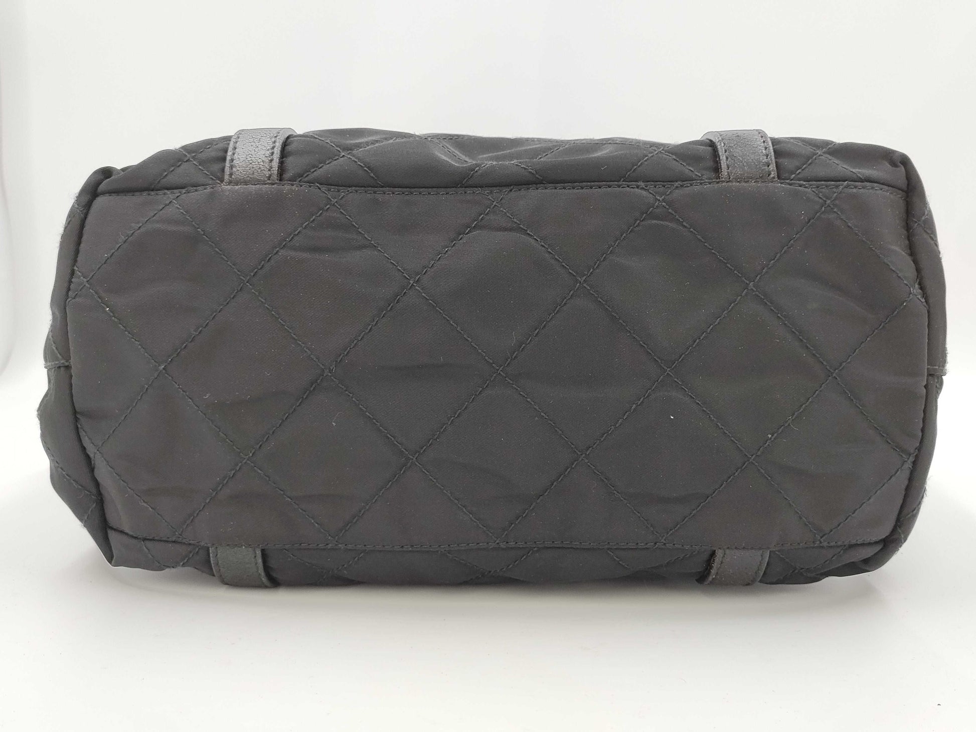 PRADA Quilted Taste Nylon Black Tote Bag