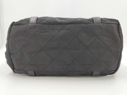 PRADA Quilted Taste Nylon Black Tote Bag