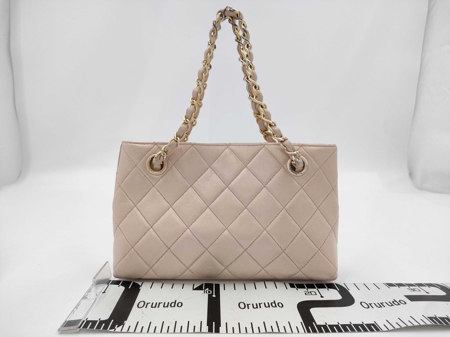 CHANEL Matelasse Pink Chain Coco Mark Handbag