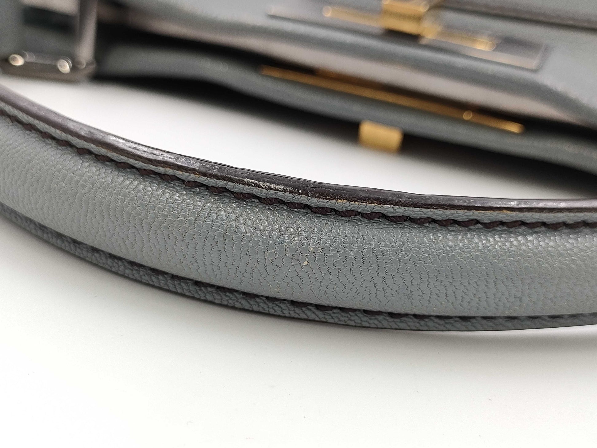FENDI Peekaboo 2-way shoulder handbag in gray