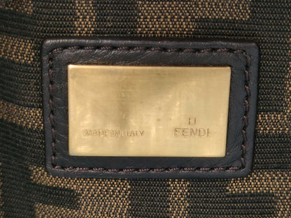 FENDI Peekaboo 2-way shoulder handbag in gray