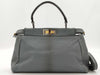 FENDI Peekaboo 2-way shoulder handbag in gray
