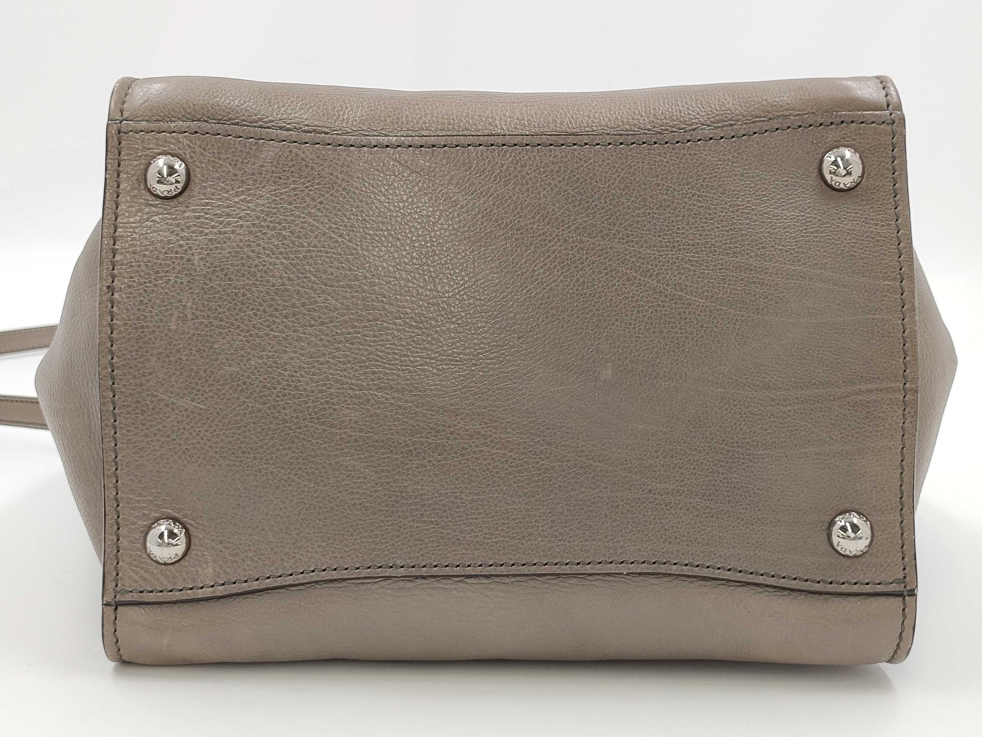 PRADA Leather 2-way Shoulder Handbag