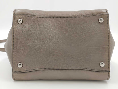 PRADA Leather 2-way Shoulder Handbag