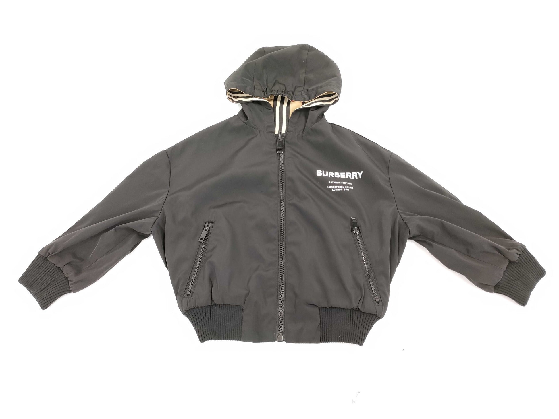BURBERRY Zip-up Hoodie Size 104 Jacket