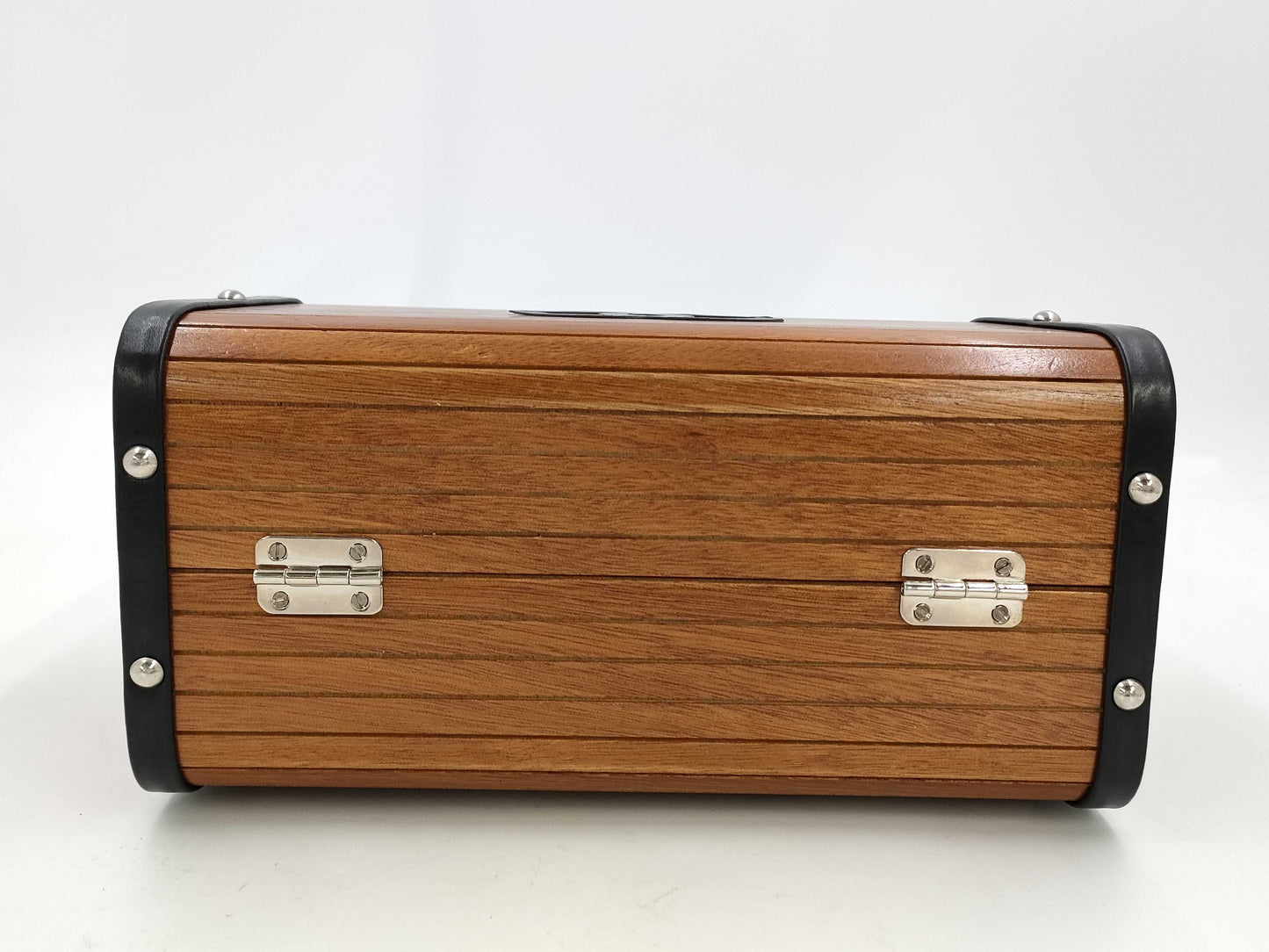 CHANEL Wood Vanity Handbag Vanity Bag