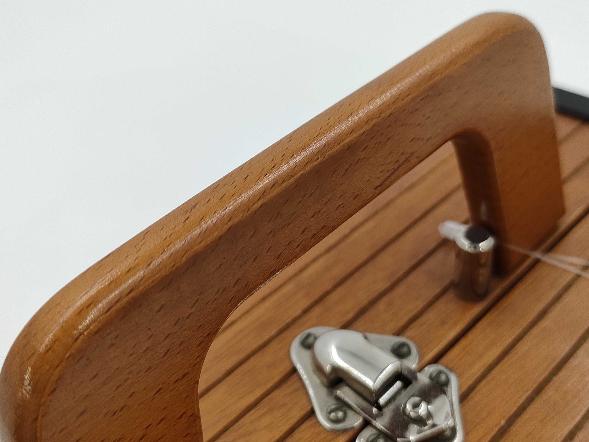 CHANEL Wood Vanity Handbag Vanity Bag