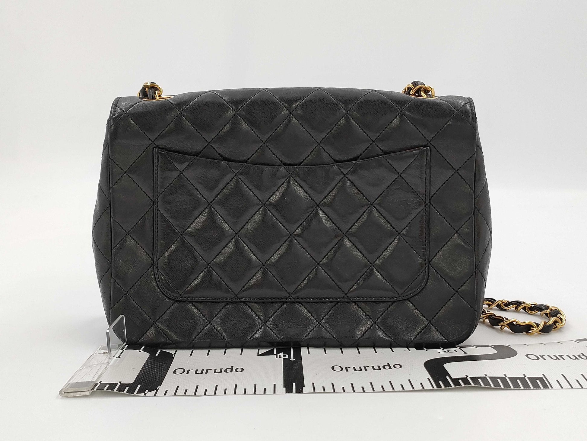 CHANEL Full Flap Matelasse Chain Shoulder Bag Lamb Shoulder Bag