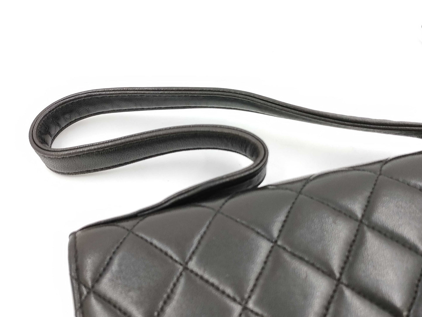 CHANEL Matelasse Square Handbag Lamb Handbag