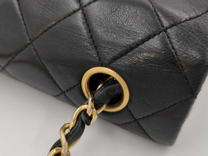 CHANEL Full Flap Matelasse Chain Shoulder Bag Lamb Shoulder Bag