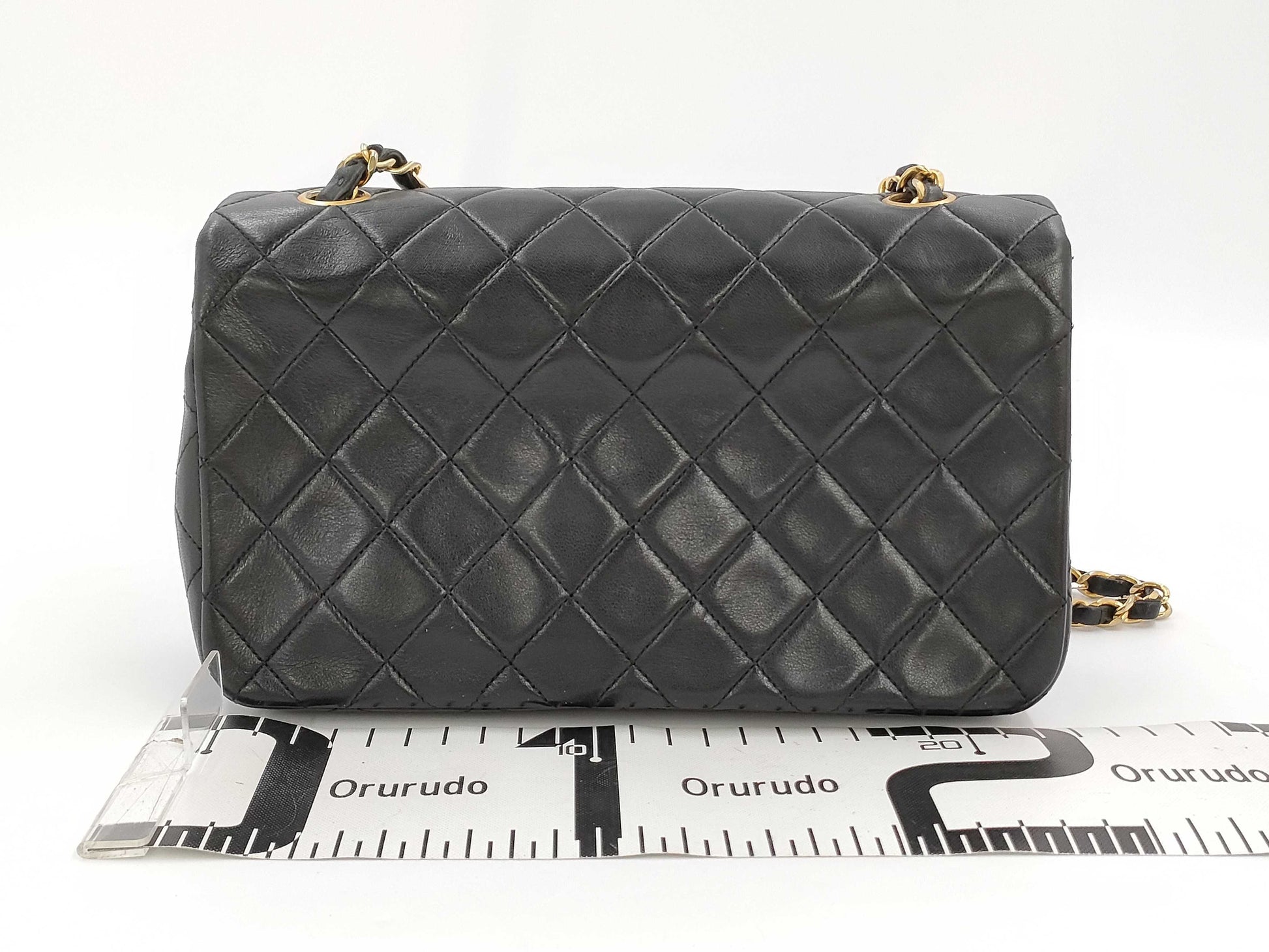 CHANEL Full Flap Matelasse Chain Shoulder Bag Lamb Shoulder Bag