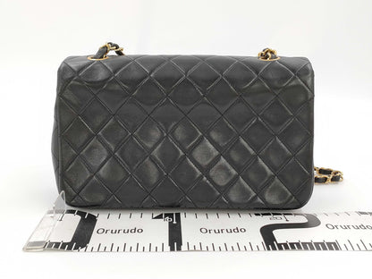 CHANEL Full Flap Matelasse Chain Shoulder Bag Lamb Shoulder Bag