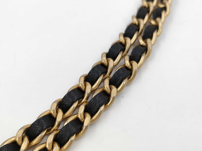 CHANEL Matelasse Ball Chain Shoulder Bag Lamb Shoulder Bag