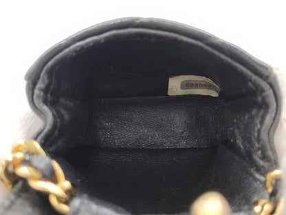 CHANEL Mini Matelasse Chain Shoulder Bag Lamb Shoulder Bag