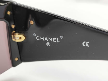  CHANEL Chain Sunglasses Black Sunglasses/Eyewear