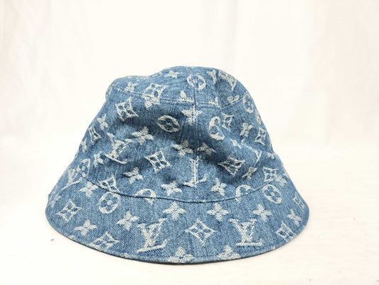 LOUIS VUITTON M78772 Bucket Hat Monogram Denim Other Apparel