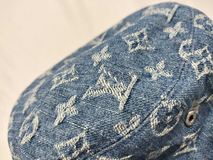 LOUIS VUITTON M78772 Bucket Hat Monogram Denim Other Apparel