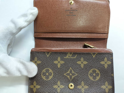 LOUIS VUITTON Monogram Louis Vuitton Monogram M61730 Porte-Monoviet-Tresor Wallet