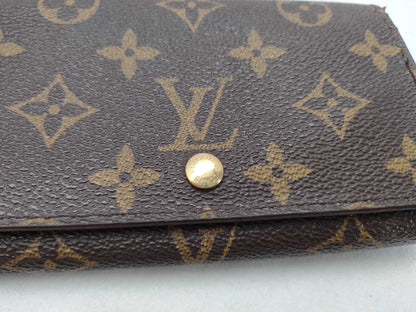 LOUIS VUITTON Monogram Louis Vuitton Monogram M61730 Porte-Monoviet-Tresor Wallet
