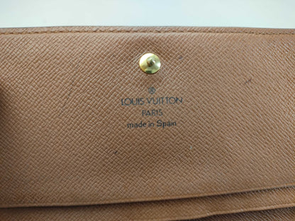 LOUIS VUITTON Monogram Louis Vuitton Monogram M61730 Porte-Monoviet-Tresor Wallet