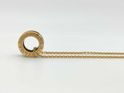 BVLGARI B.zero1 Black Ceramic Diamond Necklace in PG AU750, 12.5g 