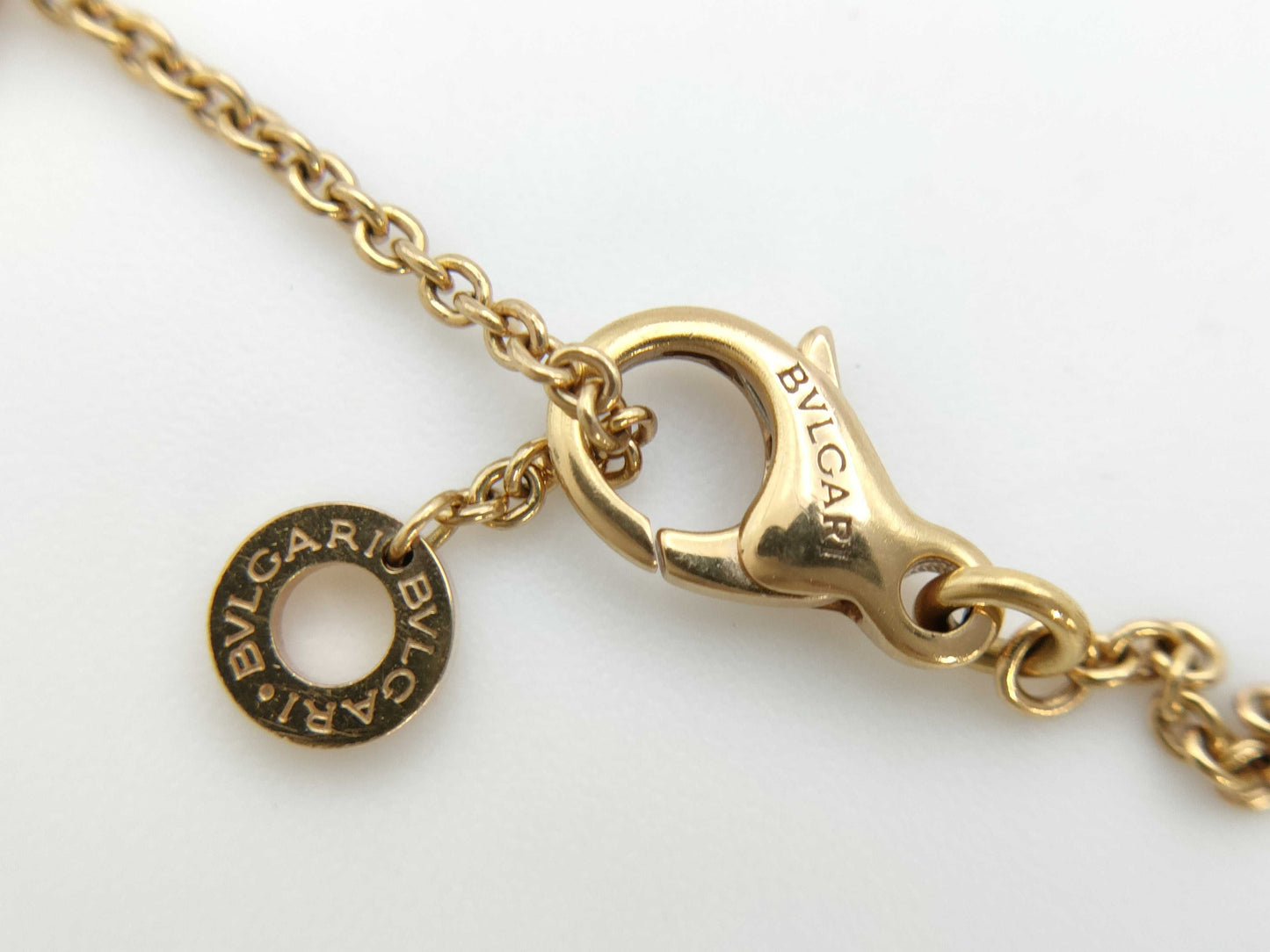 BVLGARI B.zero1 Black Ceramic Diamond Necklace in PG AU750, 12.5g 