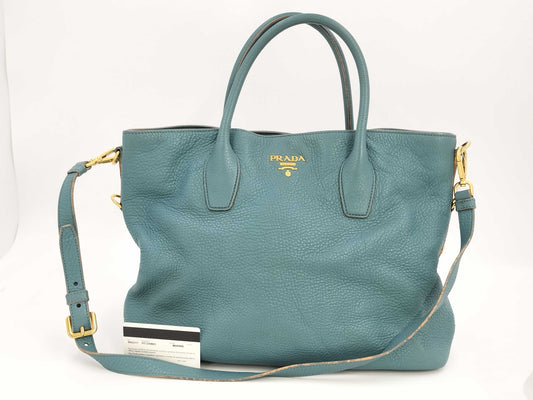 PRADA Vitello 2-Way Handbag