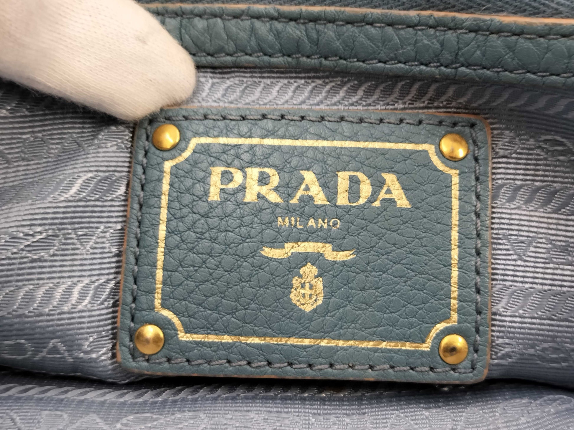 PRADA Vitello 2-Way Handbag