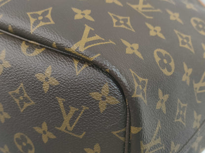 LOUIS VUITTON M12061 Monogram Reusable Neverfull Inside-Out MM Tote Bag with RFID Pouch
