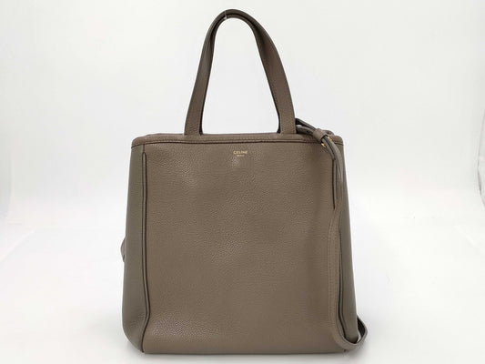 CELINE Small Fold Cabas Handbag 2-way Shoulder Bag