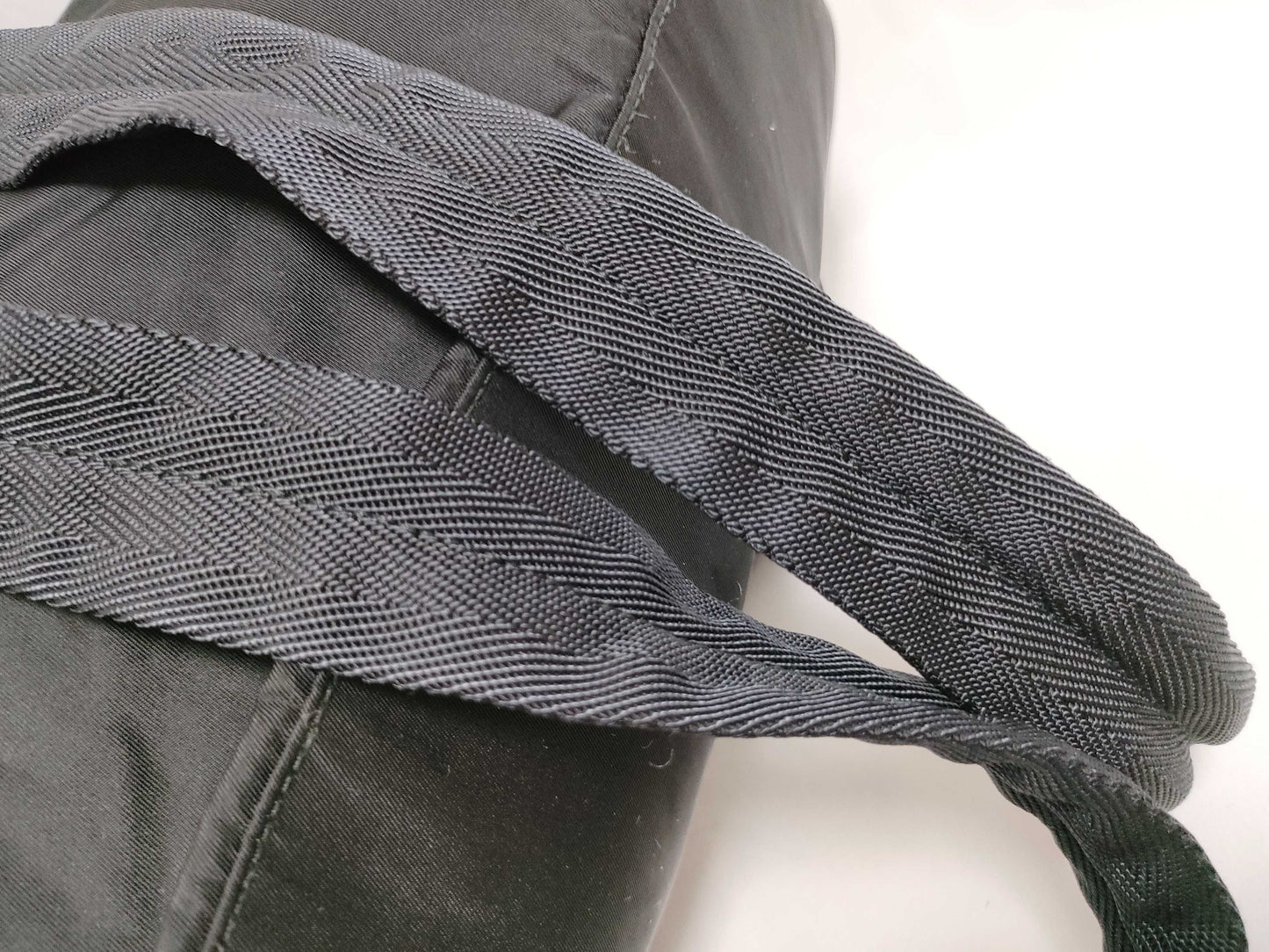 PRADA Nylon PRADA Nylon Triangle Plate Logo Backpack