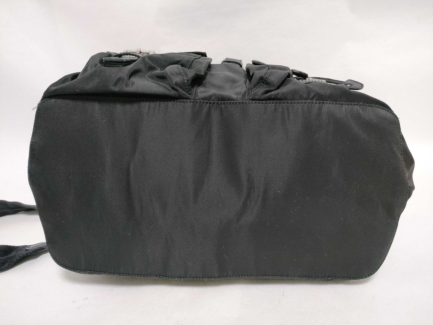 PRADA Nylon PRADA Nylon Triangle Plate Logo Backpack