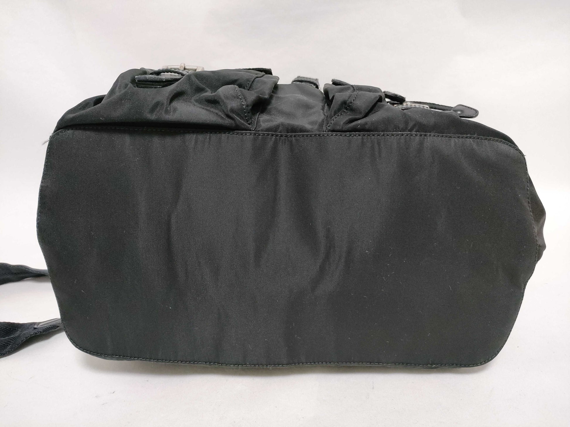 PRADA Nylon PRADA Nylon Triangle Plate Logo Backpack