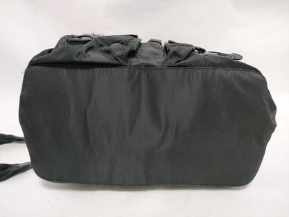 PRADA Nylon PRADA Nylon Triangle Plate Logo Backpack