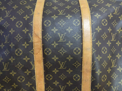 LOUIS VUITTON Monogram Louis Vuitton Keepall Bag Boston Bag