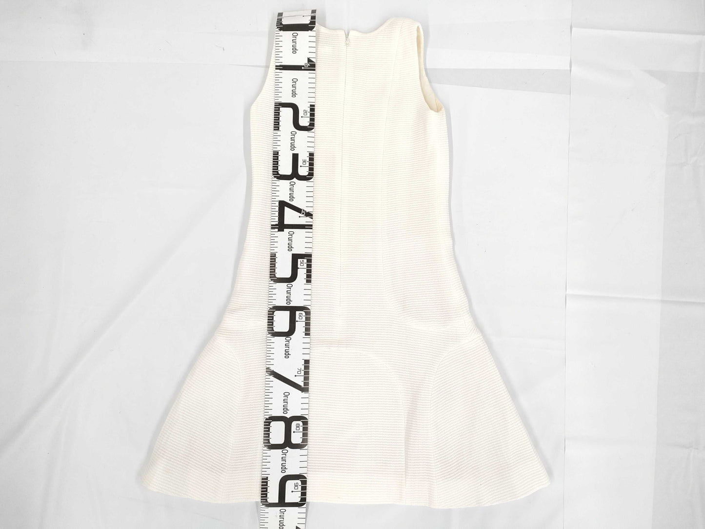 CHANEL CHANEL Waffle Dress P43547V31615 #36 White Dress