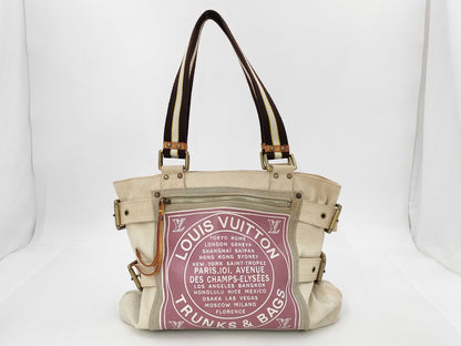 LOUIS VUITTON Cruise Line Globe Shopper MM Tote Bag