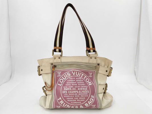 LOUIS VUITTON Cruise Line Globe Shopper MM Tote Bag