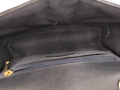 CHANEL V-Stitch Single Flap Double Chain Shoulder Bag with No. 28 Seal