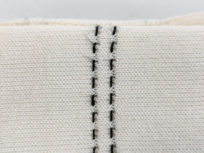 LOUIS VUITTON Striped Skirt, Ivory, XS